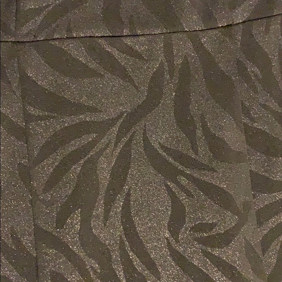 Forever 21 XL sparkle zebra print black dress used - Picture 2 of 5